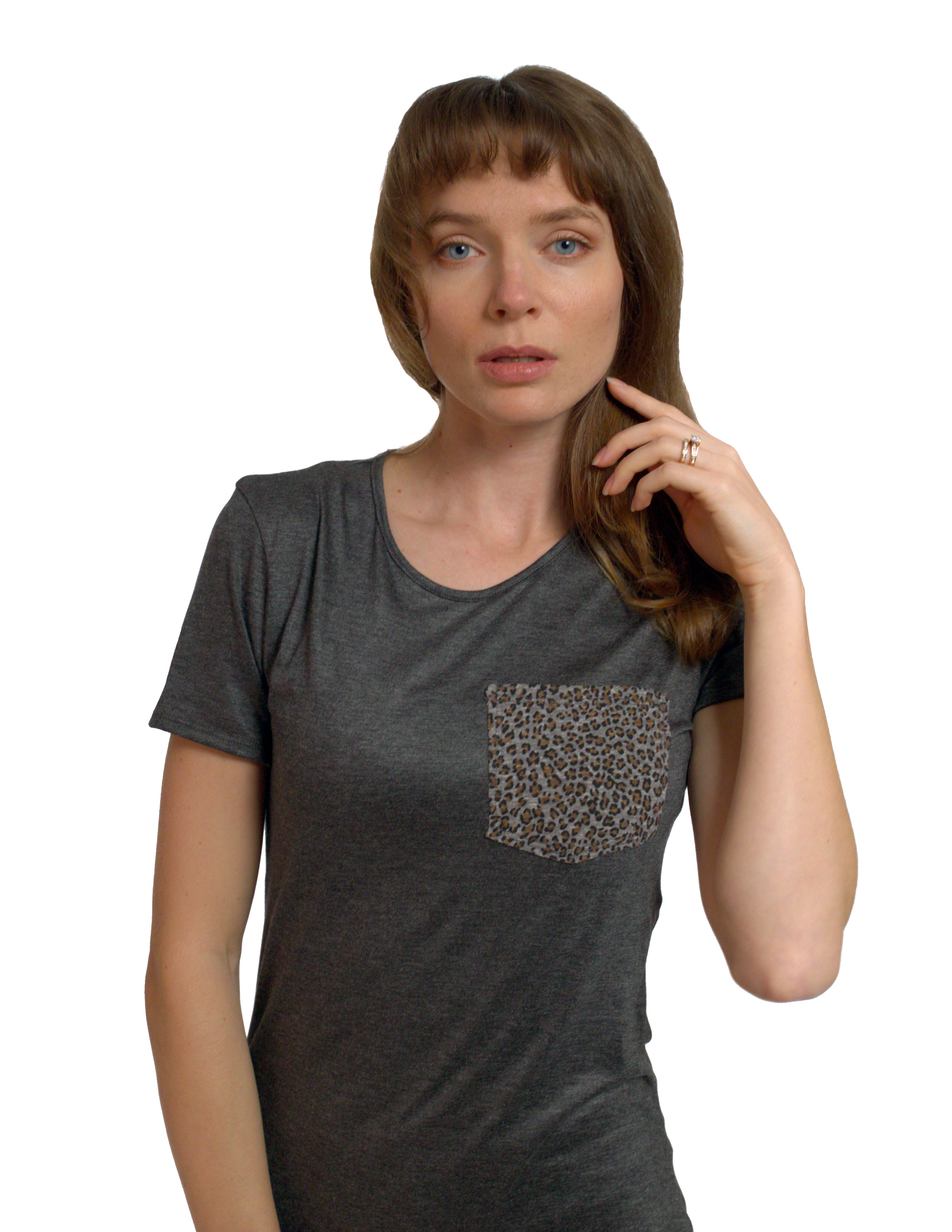 T-shirt Round Neck with Pocket